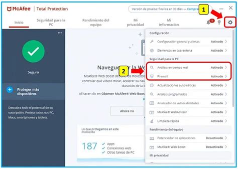 Cómo desactivar McAfee temporalmente .